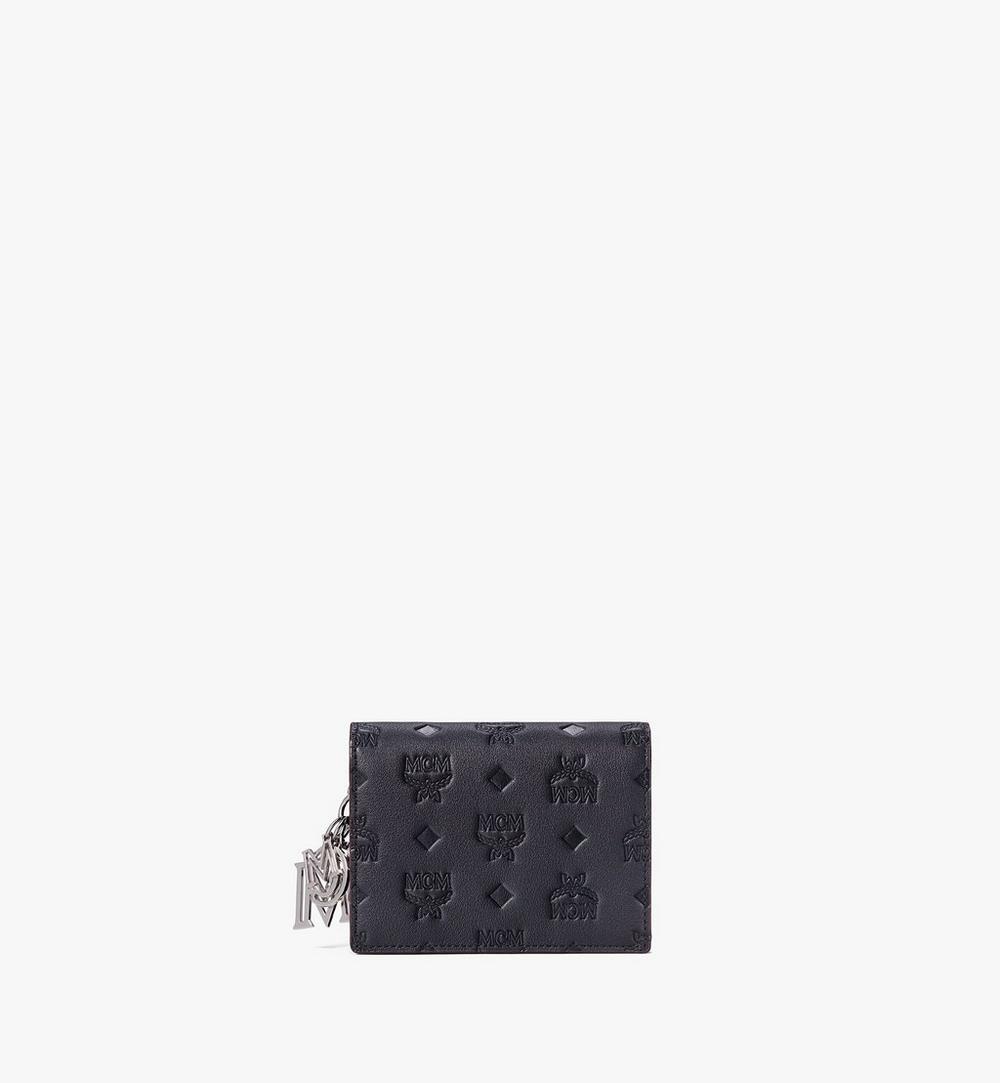 Aren Portemonnaie aus Leder mit Monogramm zum Umhängen 1